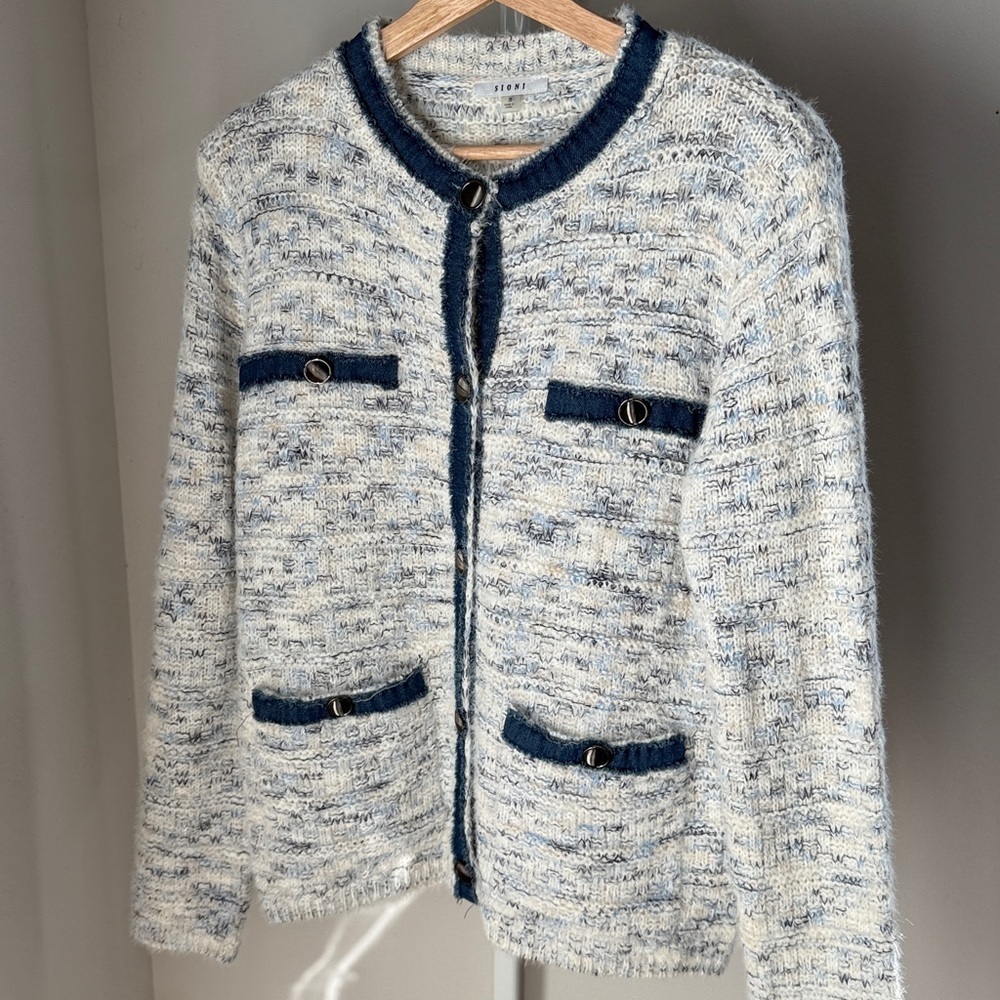 Sioni Women's cardigan Sweater Button Down